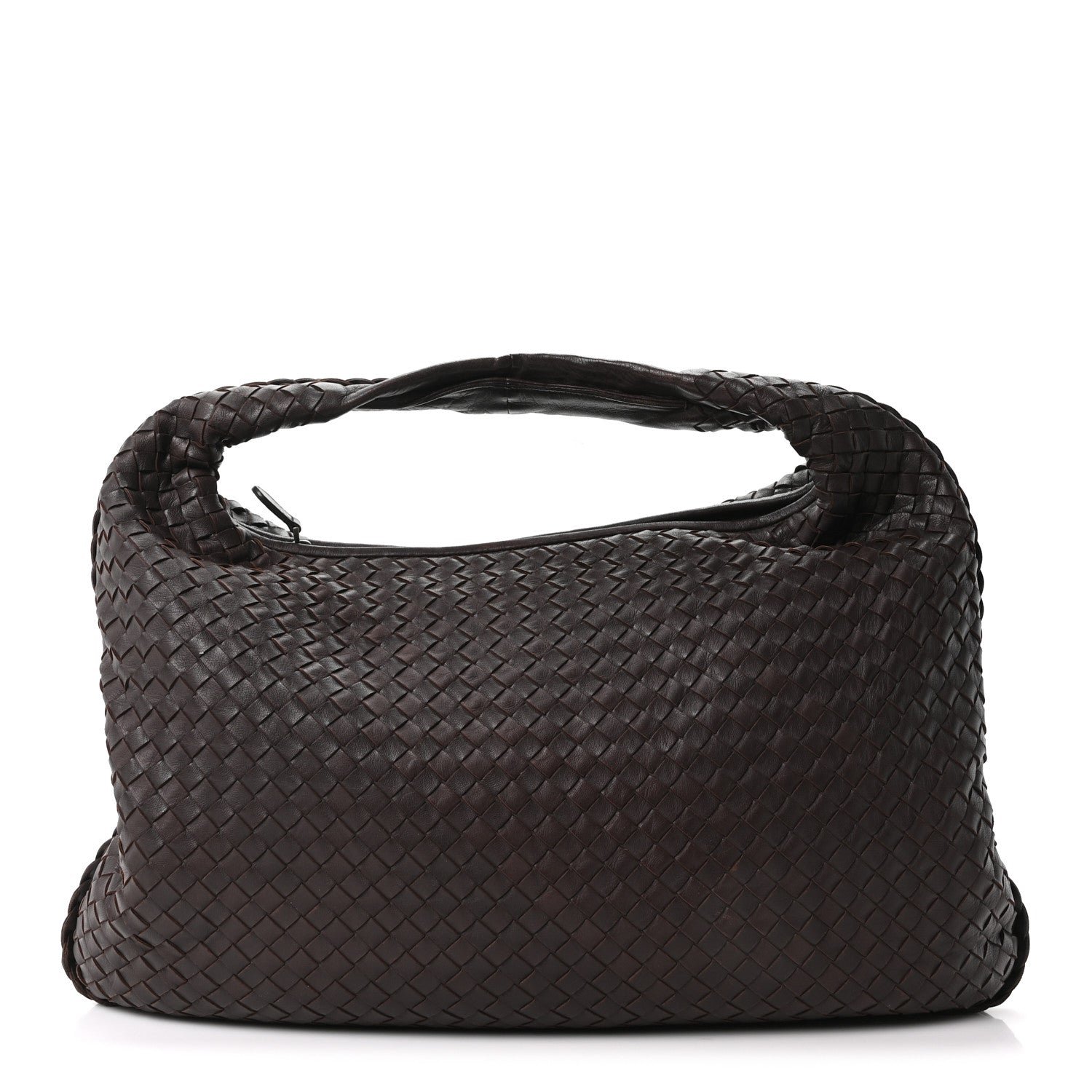 Bottega Veneta Nappa Intrecciato Large Veneta Hobo Ebano
