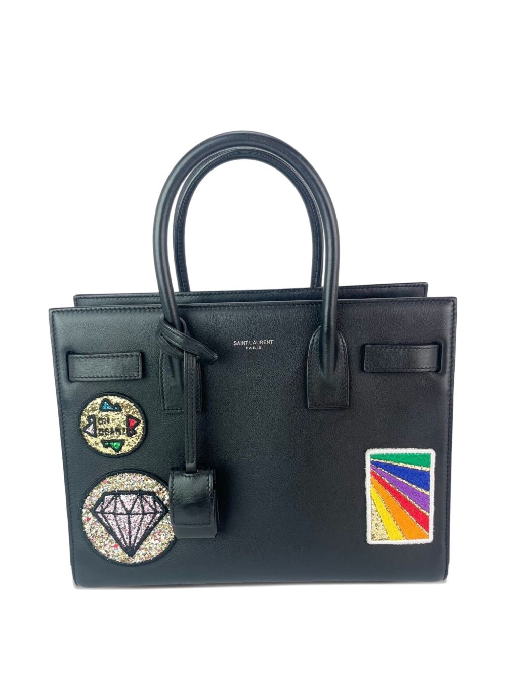 Sac De Jour embellished patches tote bag