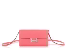 Hermes Hermès Rose Azalée Chèvre Constance to Go