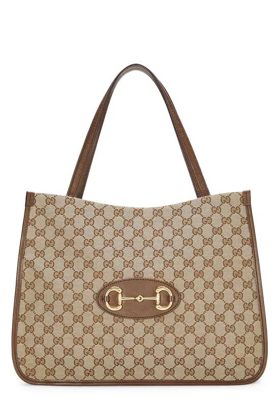 Original GG Canvas 1955 Horsebit Tote