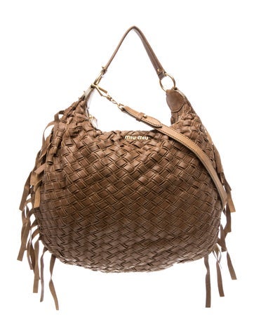 Miu Miu Leather Hobo