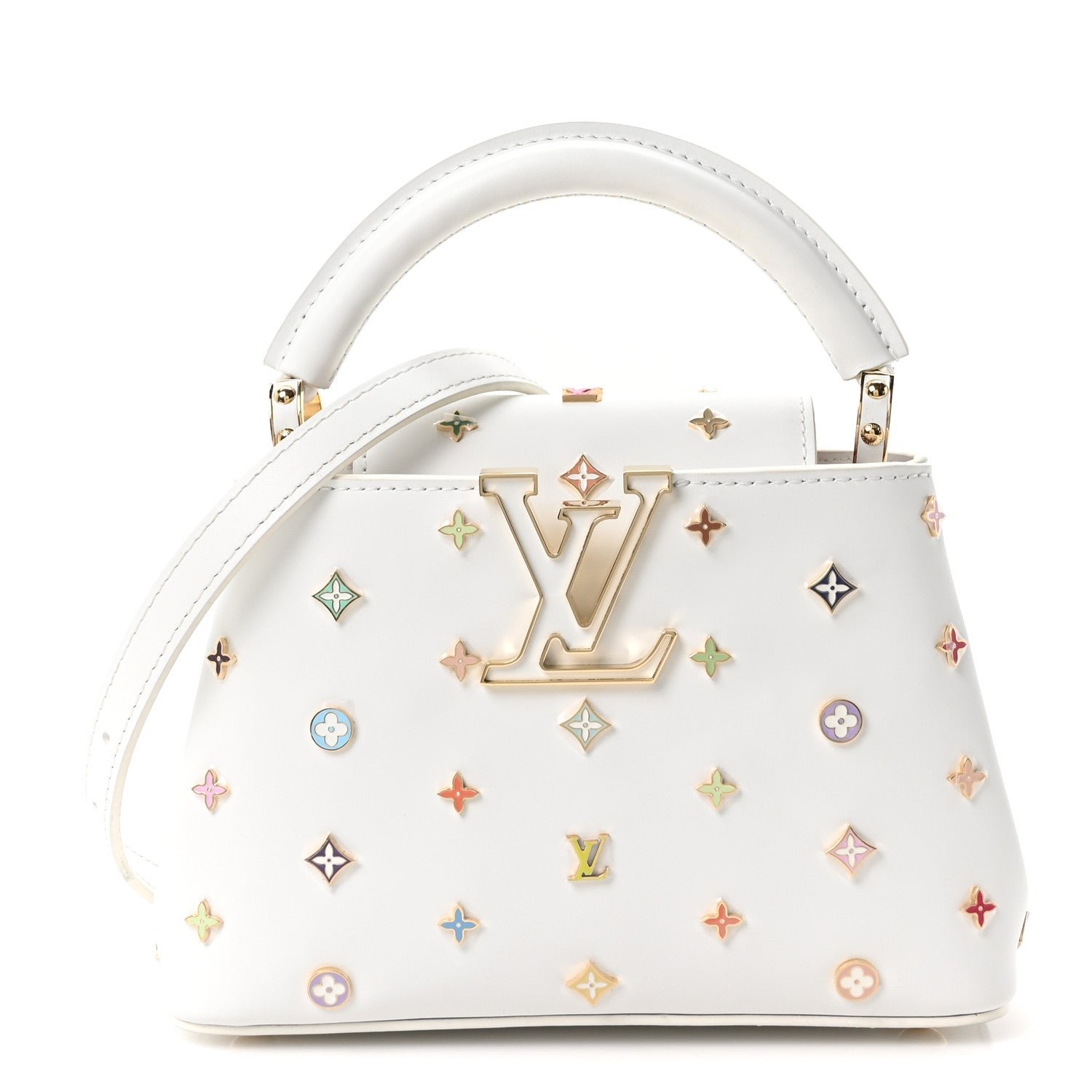 Louis Vuitton Louis Vuitton LV X TM Cowhide Mini Capucines Multicolor