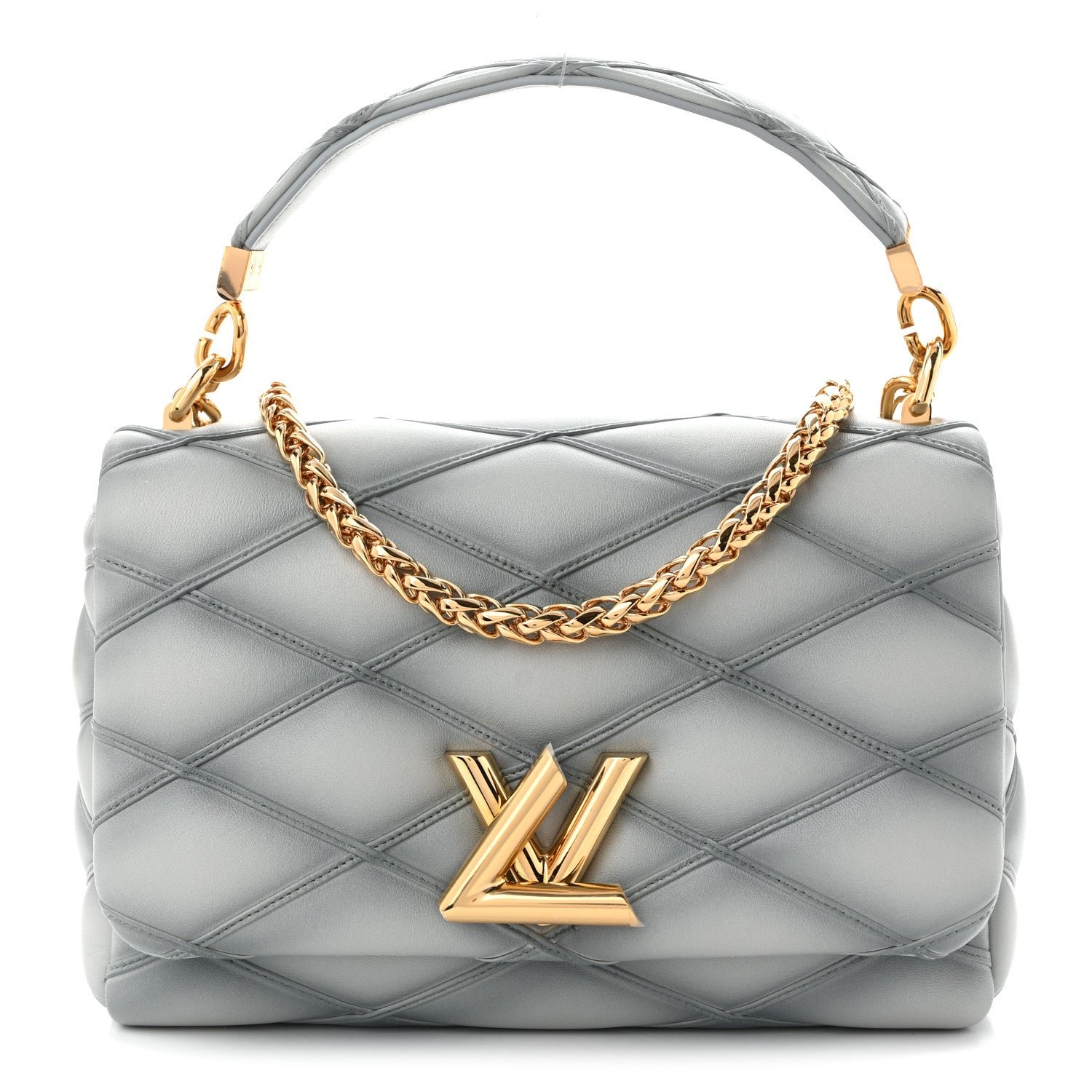 Louis Vuitton Lambskin Malletage GO-14 MM Ecume