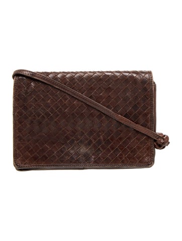 Intrecciato Crossbody Bag Vintage