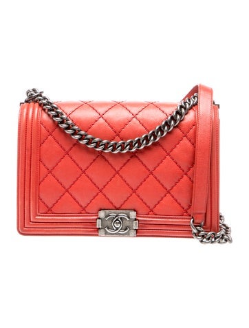 Large Double Stitch Boy Bag