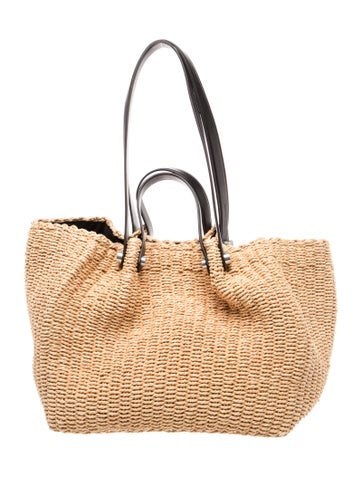 Raffia Bucket Bag