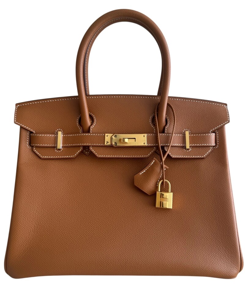 Gold Epsom Birkin 30 Gold Hardware, 2018