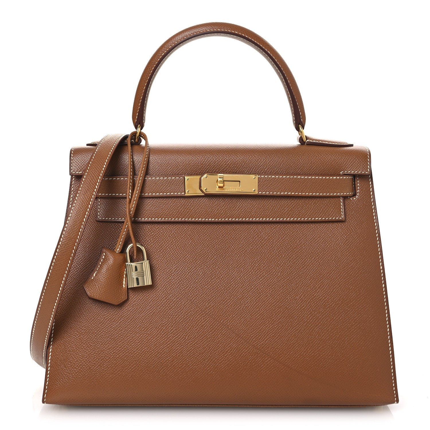 Hermes Courchevel Kelly Sellier 28 Gold