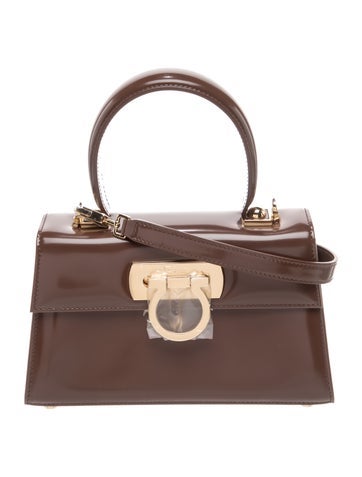 Leather Top Handle Bag w/ Tags