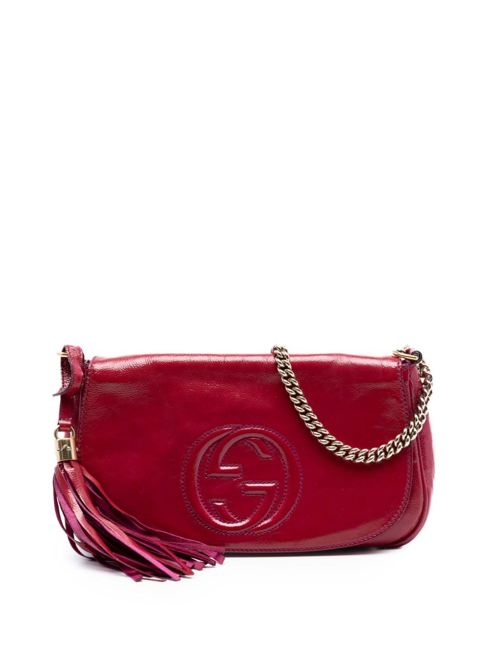 2016-2026 Medium Patent Soho Chain Flap crossbody bag