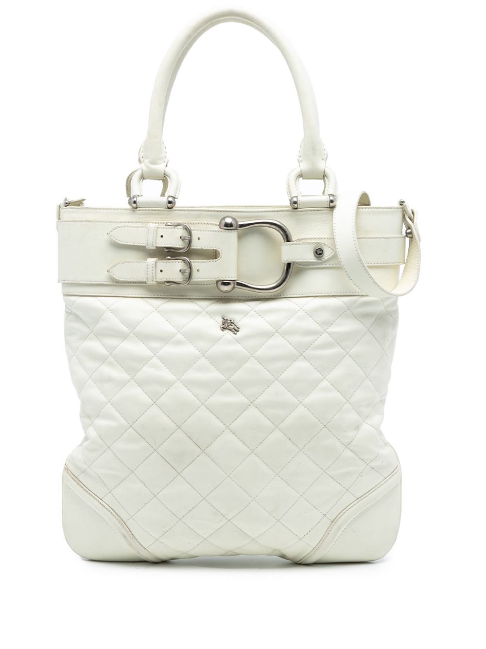 Burberry 2000-2017 Quilted Leather Hillgate Convertible Tote satchel
