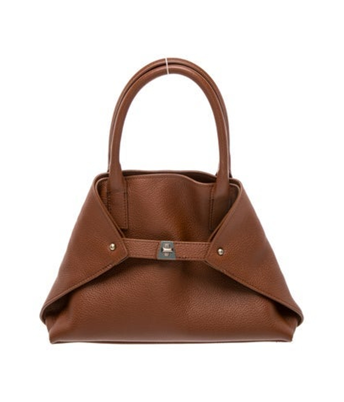 Akris Leather Top Handle Bag