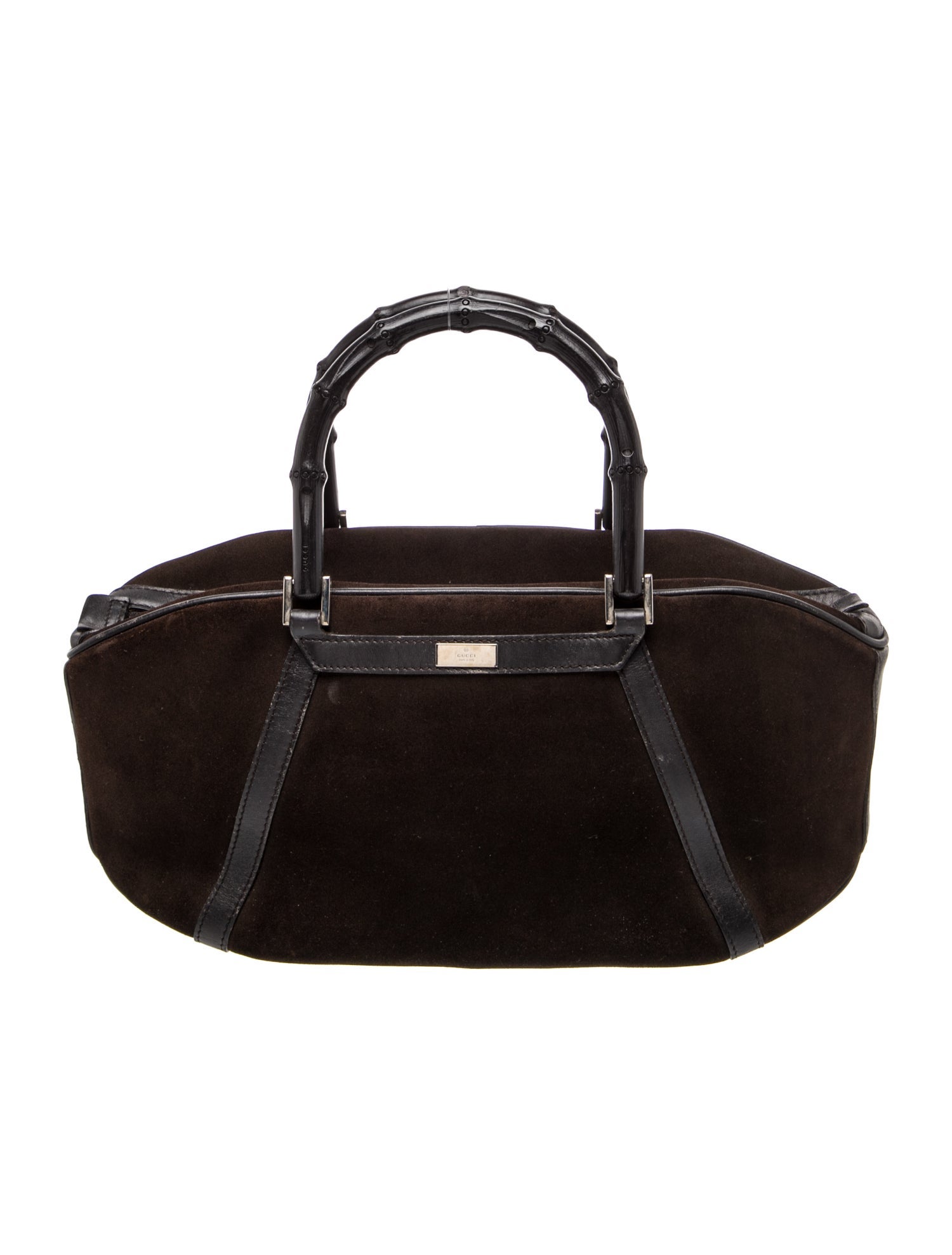 Bamboo Top Handle Bag Vintage