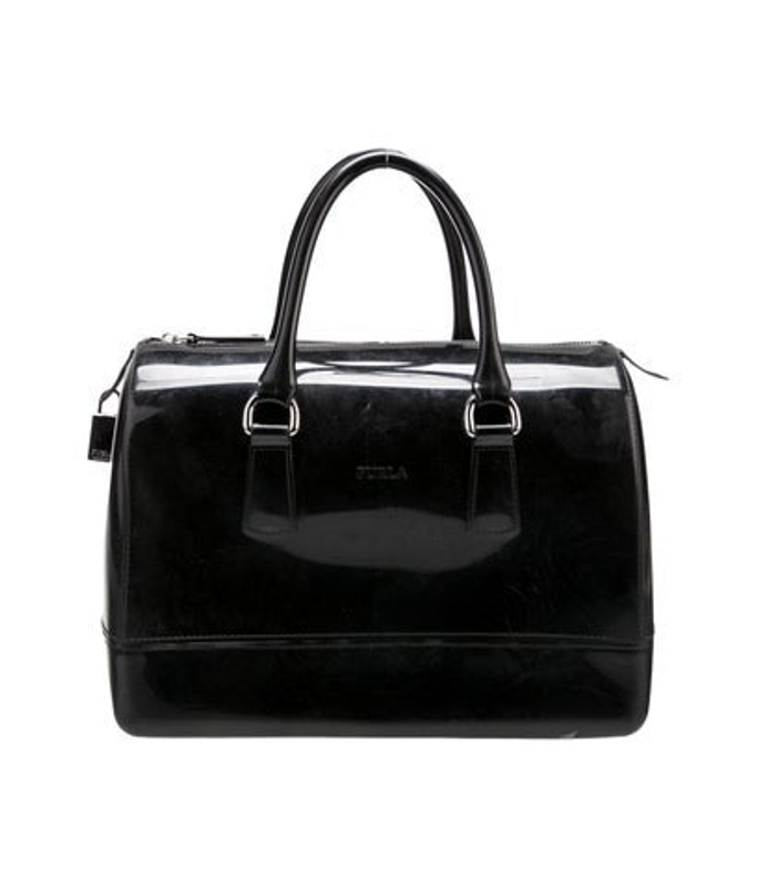 Furla Rubber Top Handle Bag