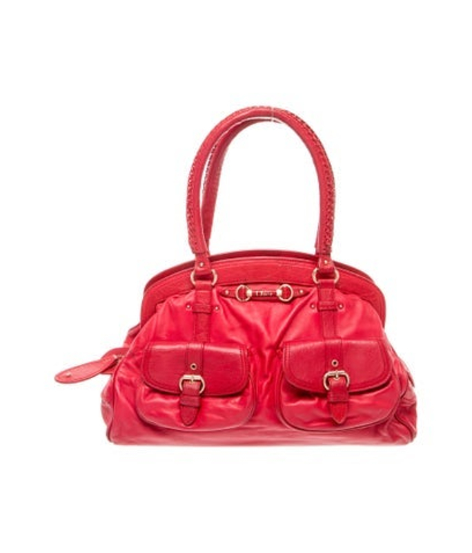 Dior Dior Leather My Dior Frame Pocket Satchel Vintage