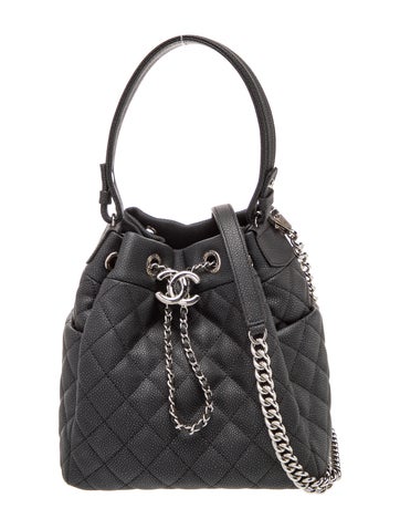 Small Chain Bucket Bag