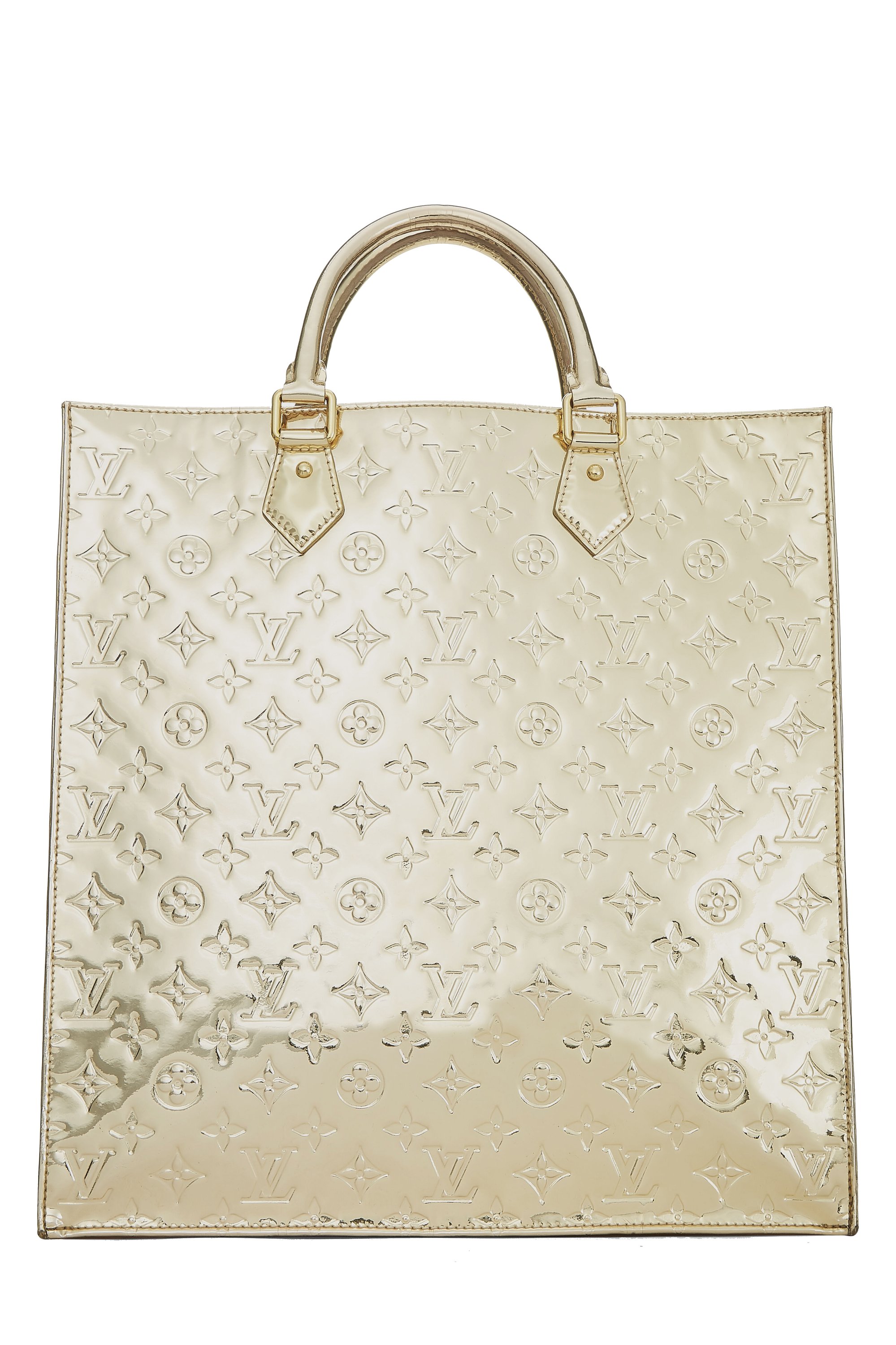 Louis Vuitton Gold Monogram Miroir Sac Plat