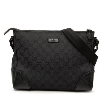 Calf Leather GG Canvas Crossbody