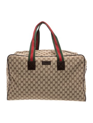 GG Canvas Weekender Bag