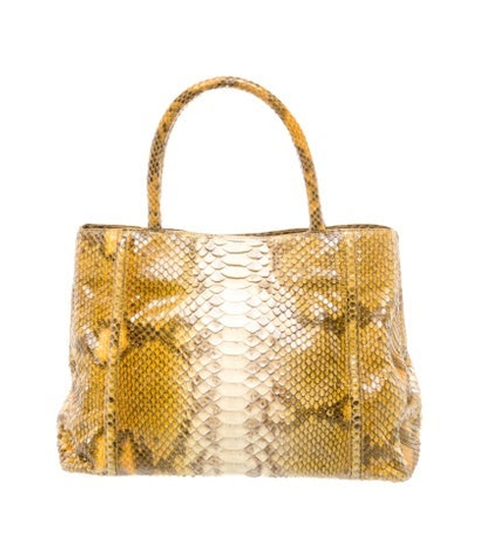 Nancy Gonzalez Gonzalez Snakeskin Top Handle Bag