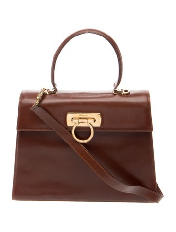 Leather Top Handle Bag