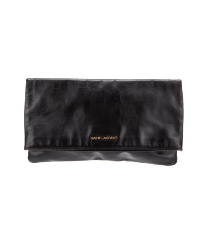 Saint Laurent Laurent Leather Clutch