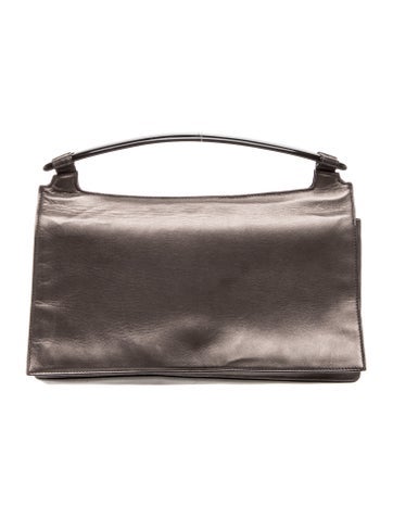 Leather Top Handle Bag