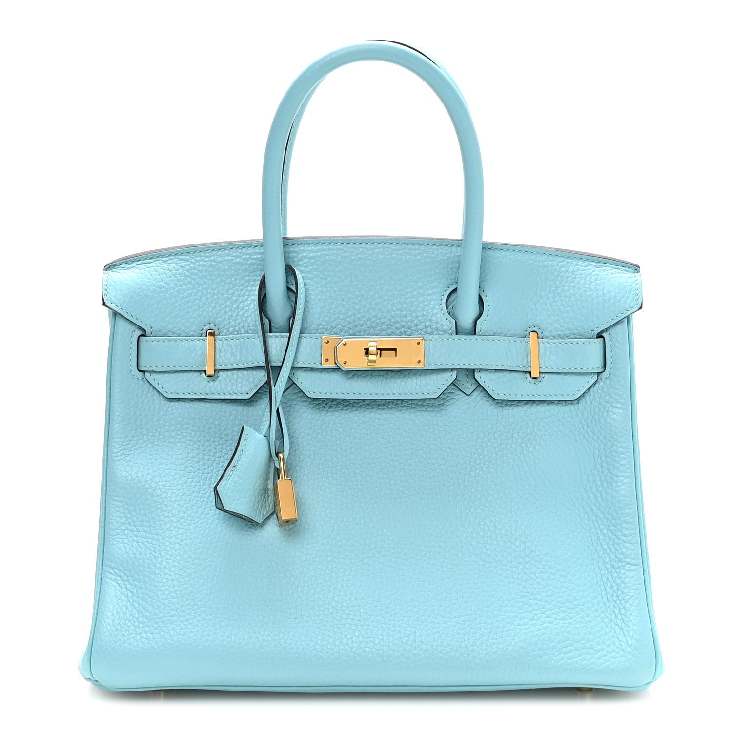 Hermes Togo Birkin 30 Bleu Saint Cyr