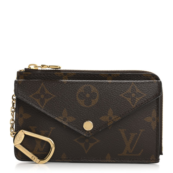 Louis Vuitton Monogram Recto Verso Card Holder Black