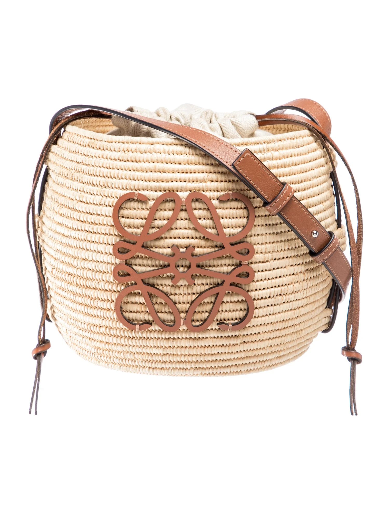 Raffia Beehive Basket Small