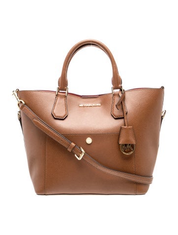 Saffiano Leather Top Handle Bag
