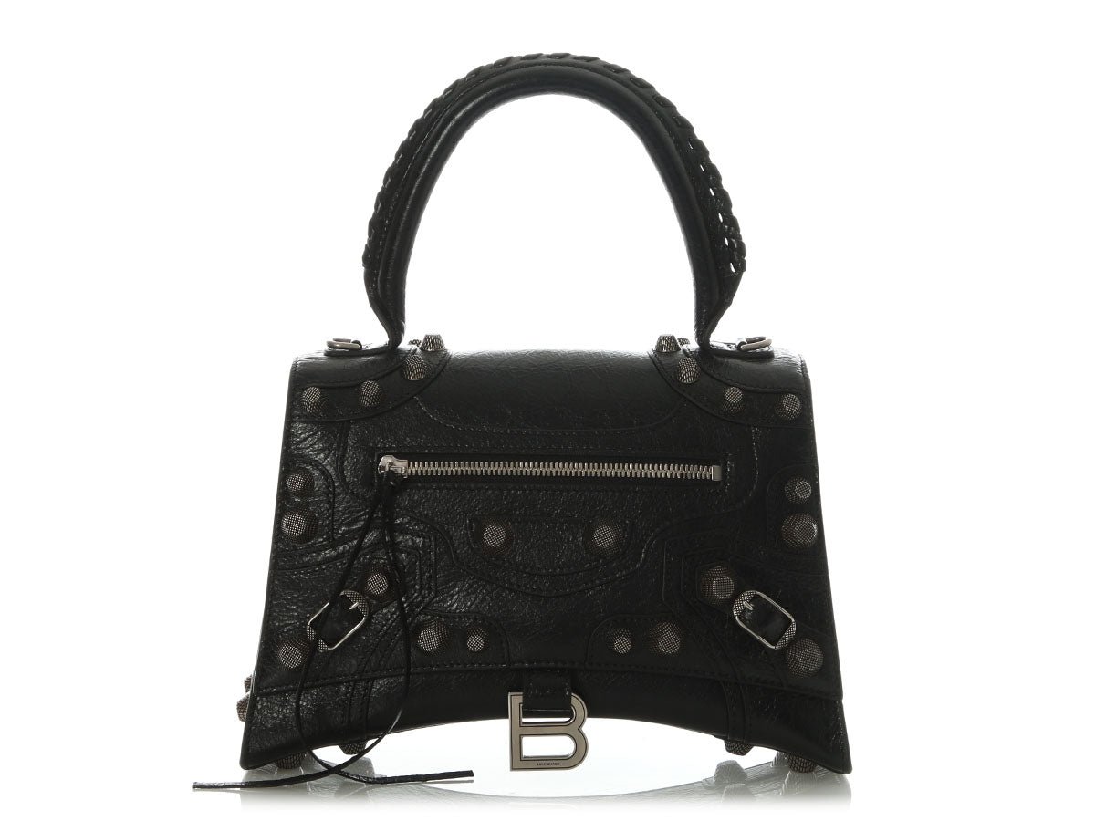 Balenciaga Balenciaga Small Black Hourglass x Le Cagole Top Handle Bag