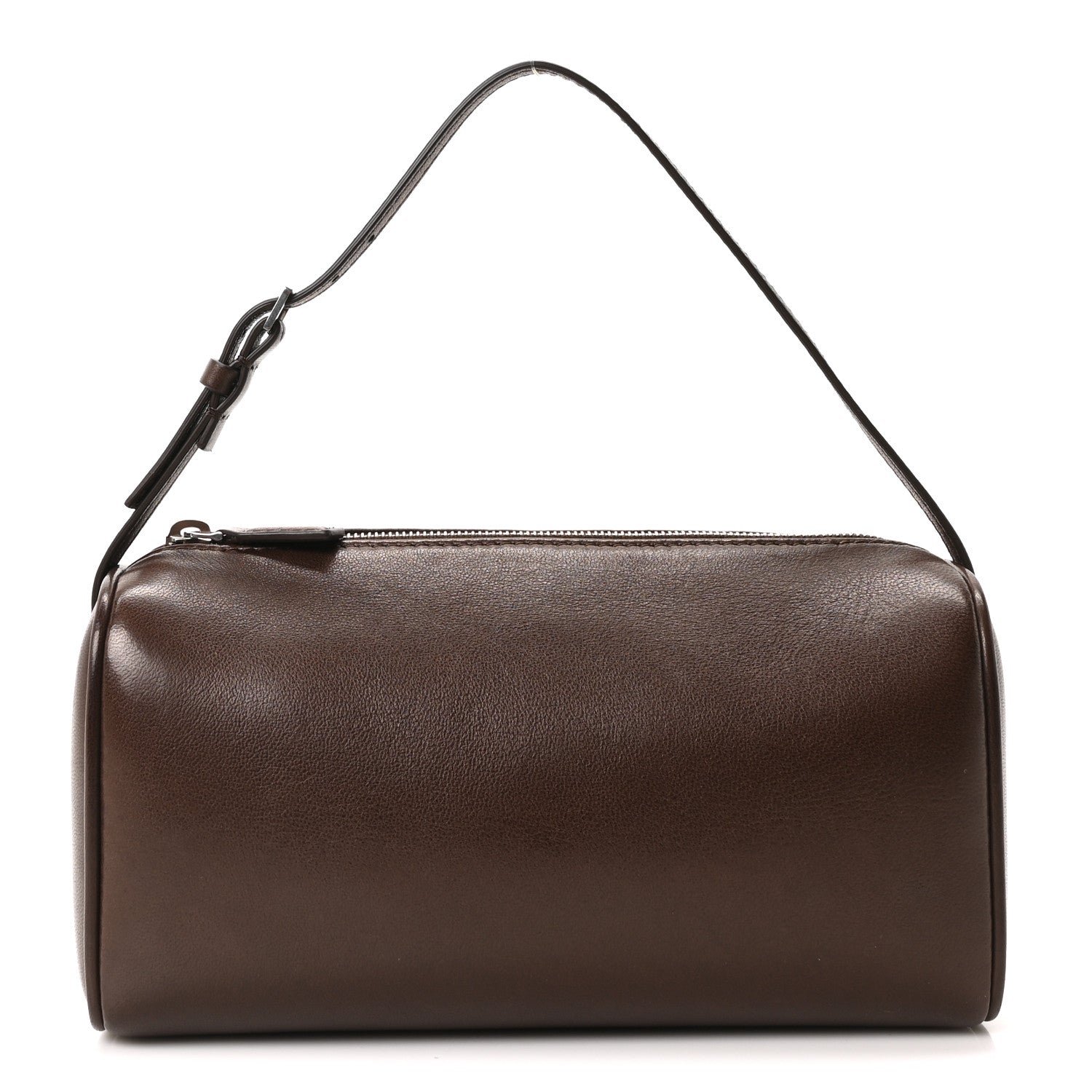 The Row Grained Calfskin 90's Bag Brown Melange
