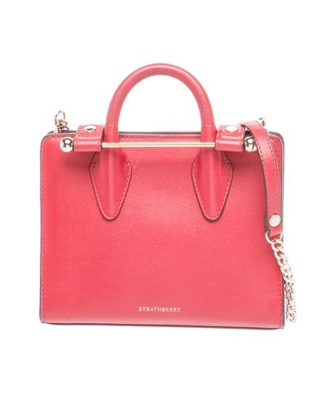 Strathberry Leather Top Handle Bag