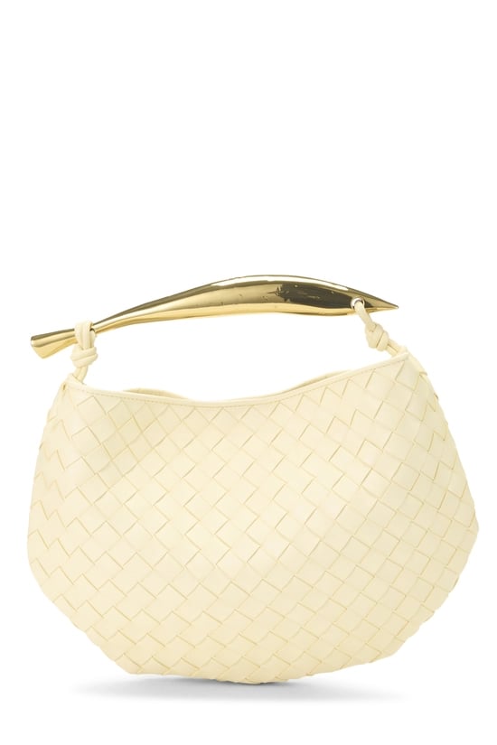 Yellow Intrecciato Sardine Bag