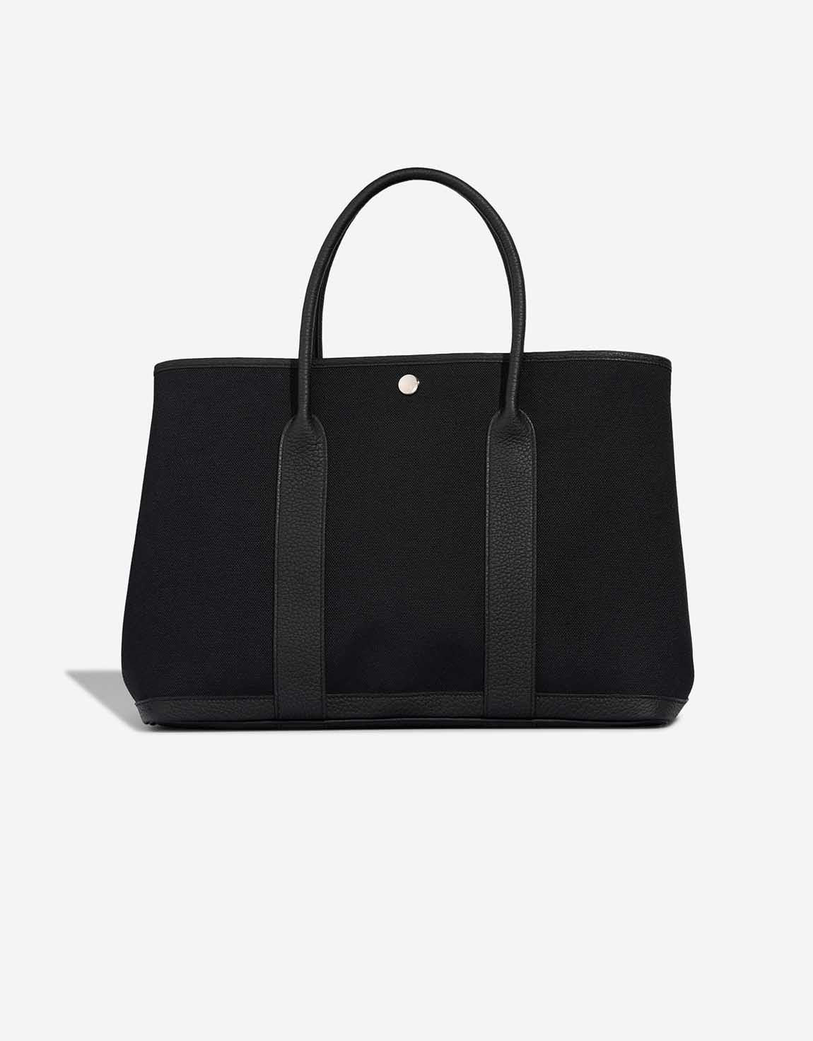 Hermes 
		Garden Party 36 Veau Négonda / Toile Black    