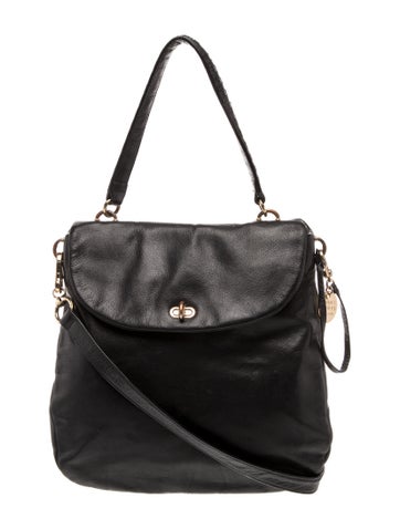 Leather Top Handle Bag