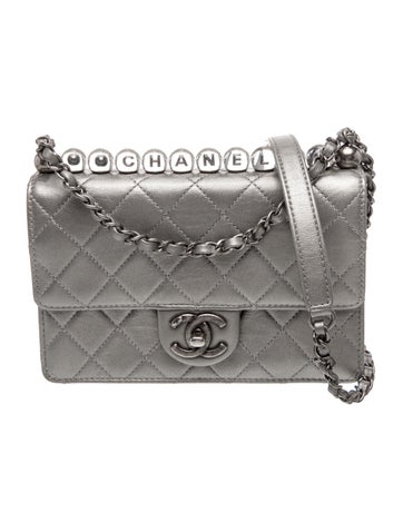 Chic Pearls Flap Bag