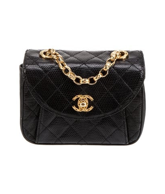 Chanel Mini Bijoux Lizard Crossbody Bag