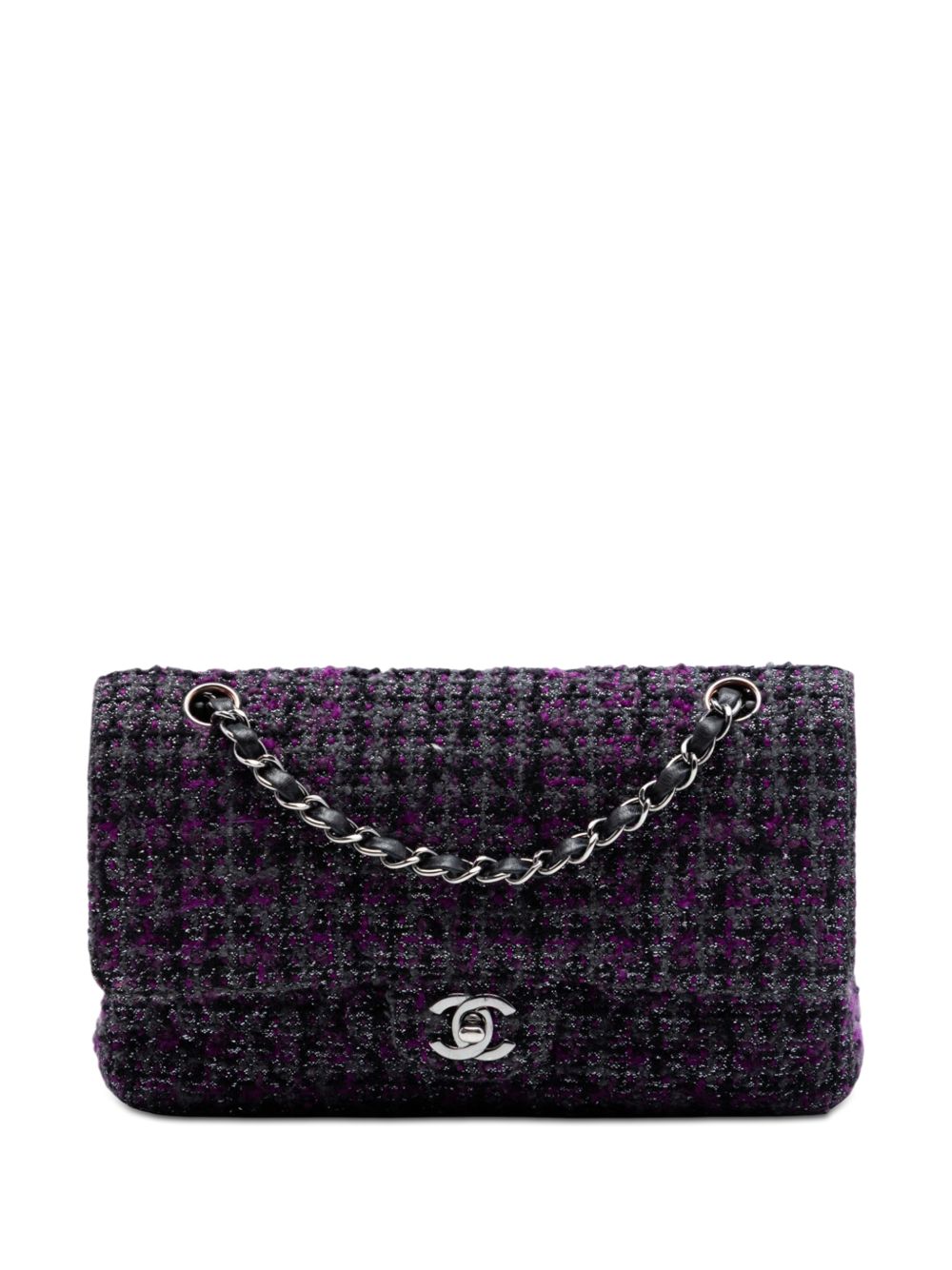 2003-2004 Medium Classic Tweed Double Flap shoulder bag