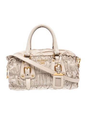 Tessuto Nylon Top Handle Bag