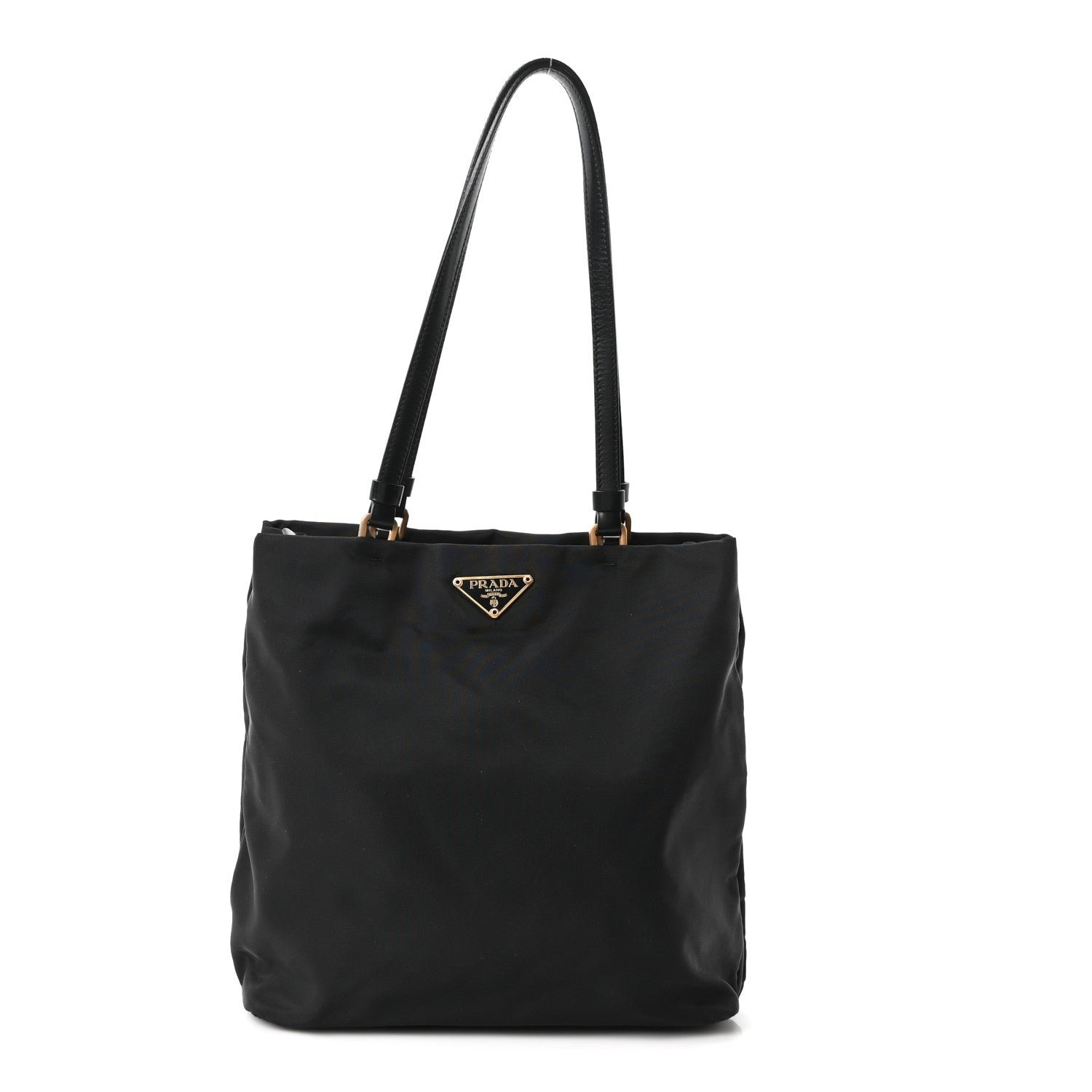 Prada Tessuto Nylon Shopping Tote Black