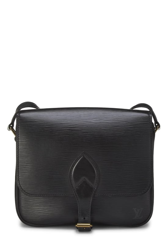 Black Epi Cartouchiere MM