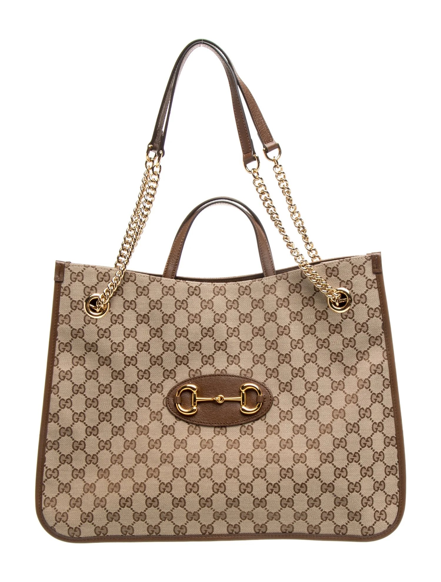 GG Canvas Horsebit 19 Large
