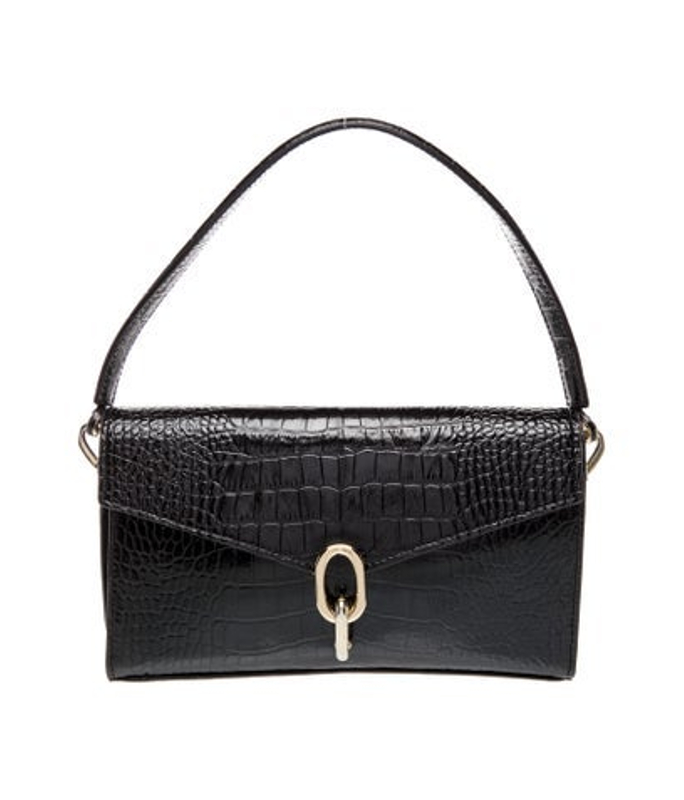 Anine Bing Bing Embossed Leather Top Handle Bag