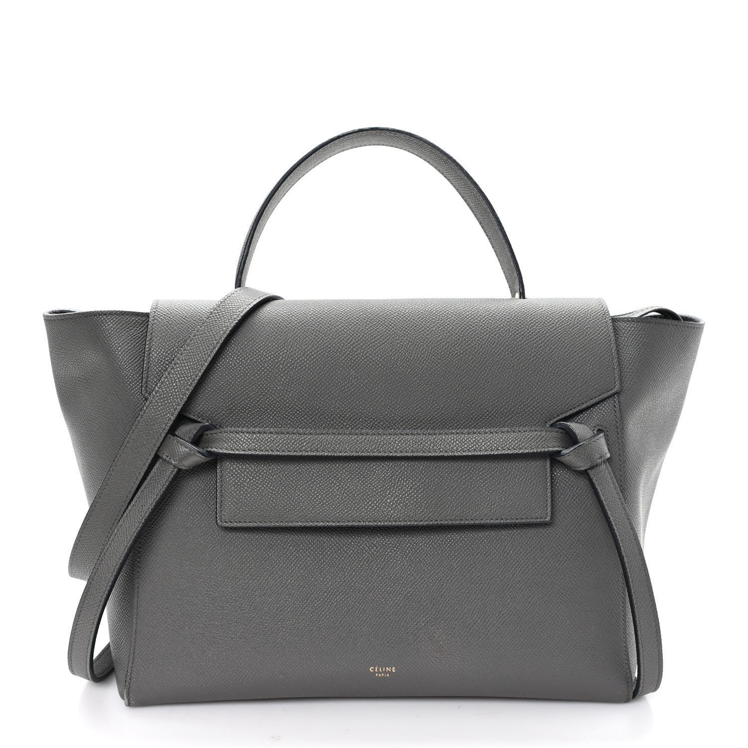 Celine Grained Calfskin Mini Belt Bag Grey