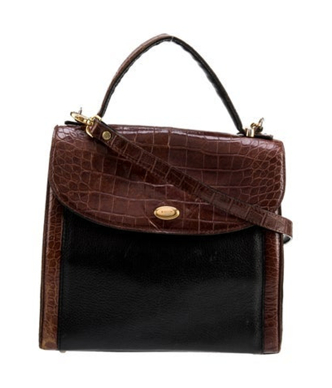 Bally Leather Top Handle Bag