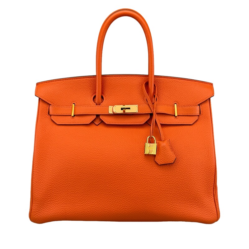 Orange Togo Birkin 35 Gold Hardware, 2010