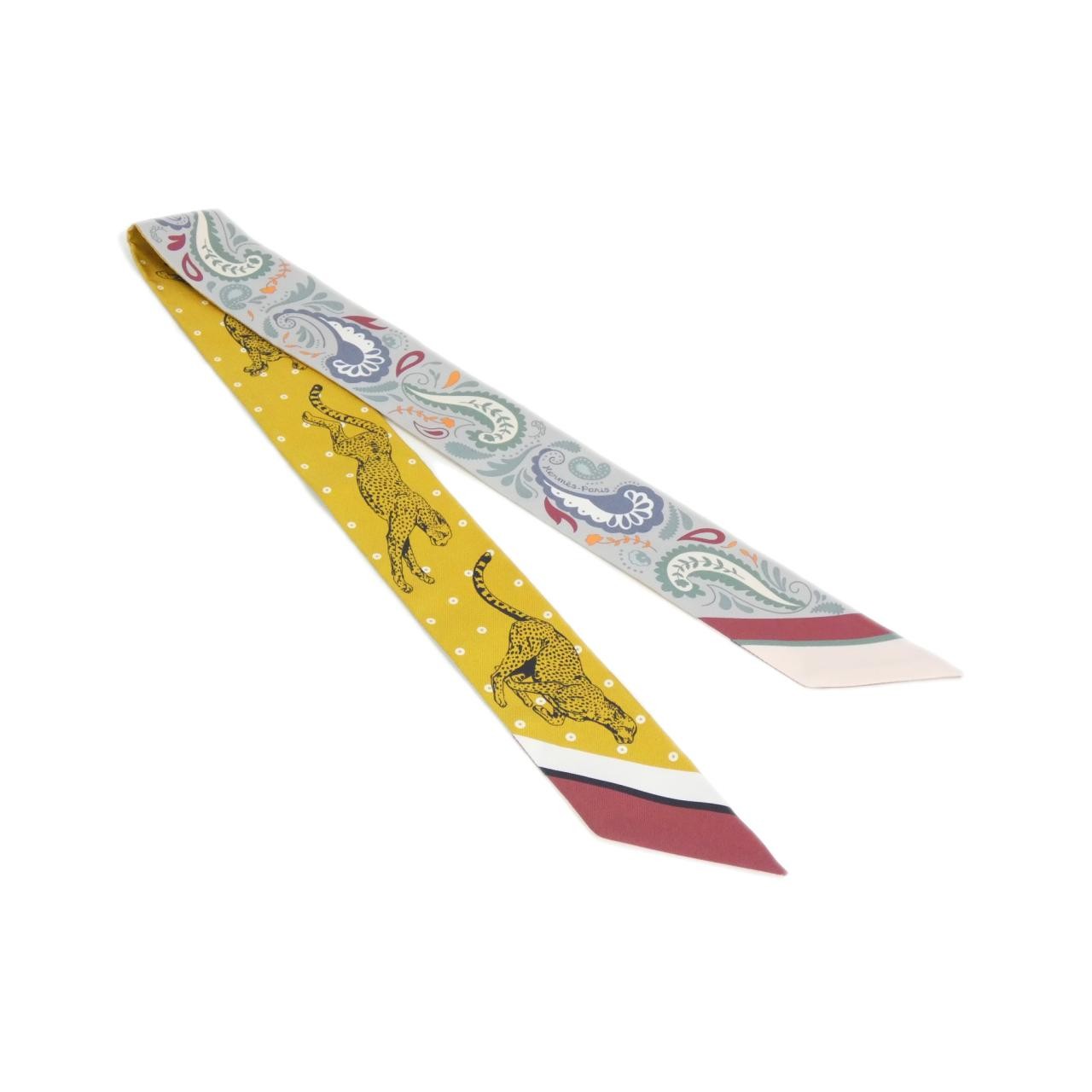 Hermès Guepards Bandana Twilly 064179S Scarf