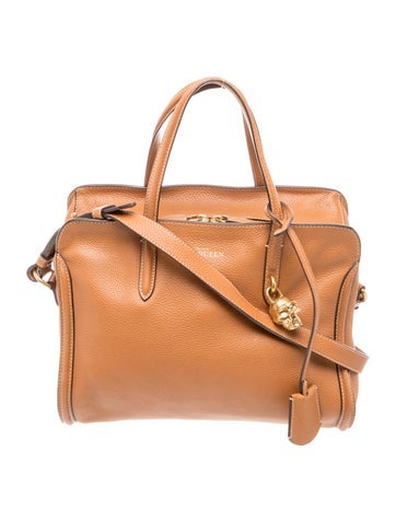 Leather Top Handle Bag